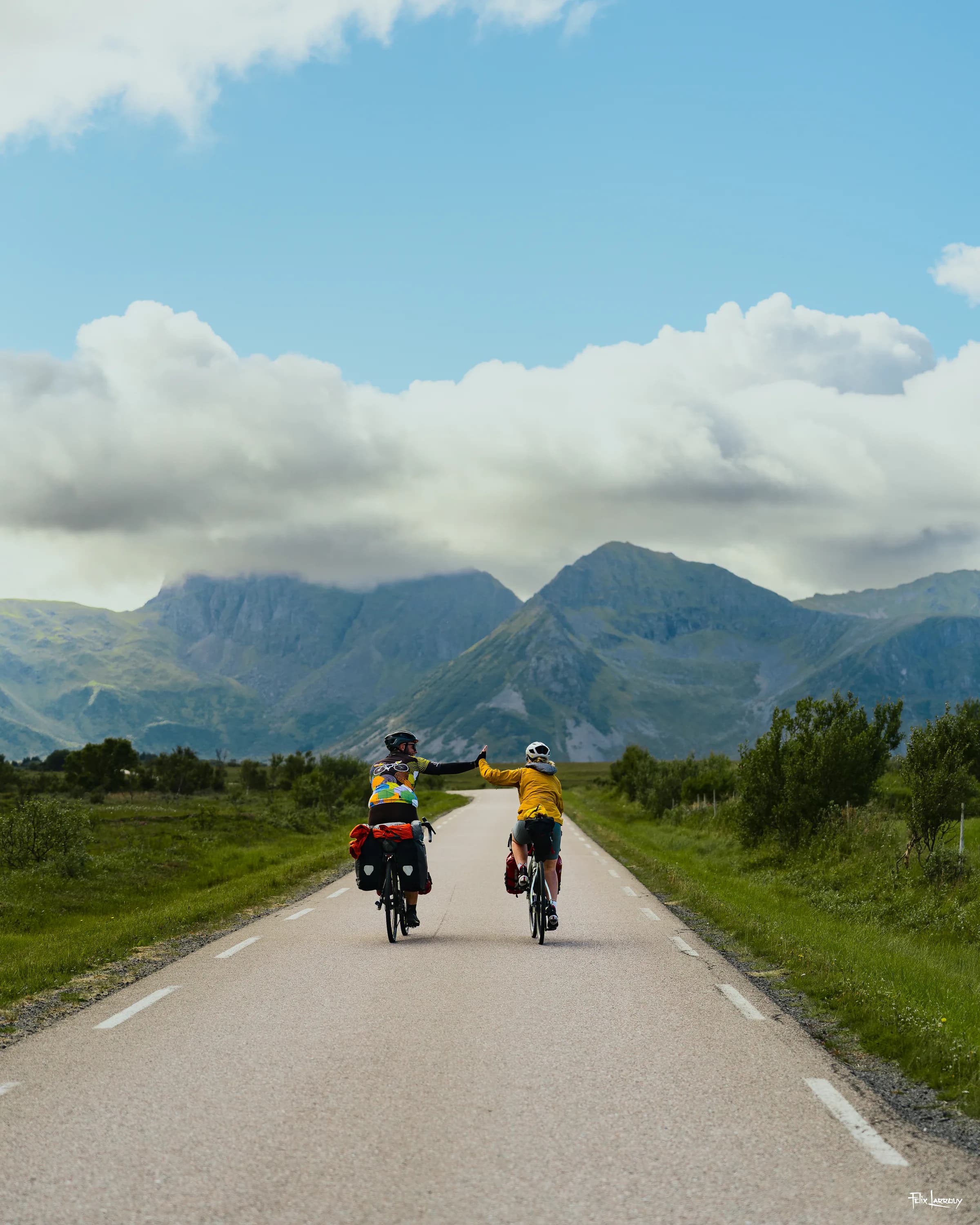 Voyage à vélo à travers l'Europe
